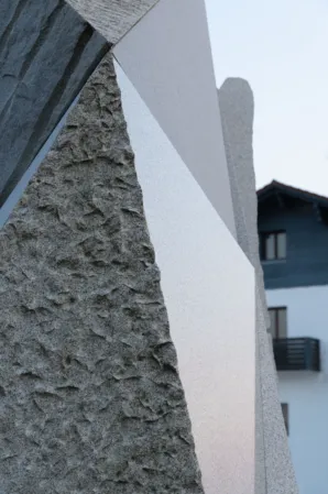 Different granite surface finishes.