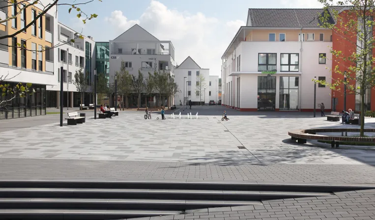 marketplace paved with granite