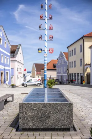 Brunnen in einem bayrischen Dorf