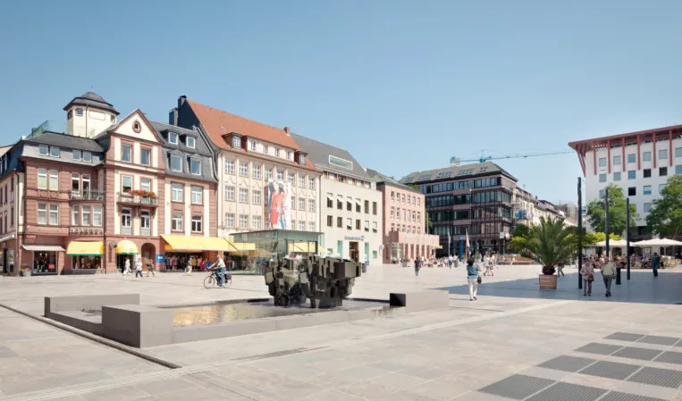 Brunnen am Stadtplatz von Fulda